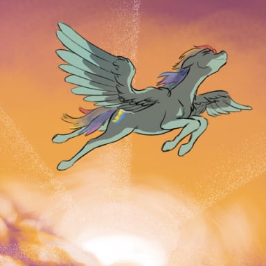 Episode-1: - Part 0 - PROLOGUE of The Problem of Parthus, a My Little Pony fanfiction comic. In which Dash has a nightmare. Why does this one feel more intense?