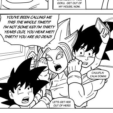 Episode-14: - Ch.14 of DragonBall GTH (a Goku x Caulifla story), a Dragon Ball Z fanfiction comic. Chi-Chi has had enough! After over twenty years of marriage, Goku will have to answer for his actions. Can he stand up to Chi-Chi? Or will he finally be forced to change his ways? Caulifla and Goten have front row seats to the action. But they may regret watching!