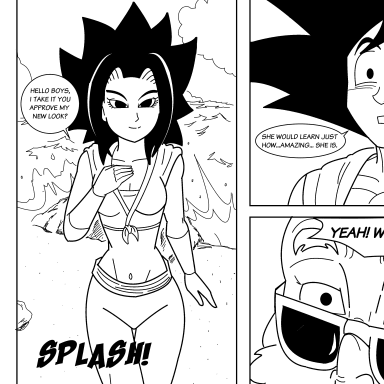Episode-15: - Ch.15 of DragonBall GTH (a Goku x Caulifla story), a Dragon Ball Z fanfiction comic. Despite his marital troubles, Goku has been training Caulifla on Master Roshi’s island! What does Caulifla make of this sudden development? And what kind of training does Master Roshi have in mind for the lovely Saiyan? Danger begins lurking today!