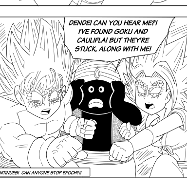 Episode-23: - Ch.23 of DragonBall GTH (a Goku x Caulifla story), a Dragon Ball Z fanfiction comic. Epoch has escaped! A mysterious new foe with ties to Zeno! What’s the first thing he does with his newfound freedom? You have to read it to believe it!