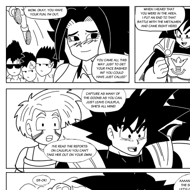 Episode-9: - Ch. 9 of DragonBall GTH (a Goku x Caulifla story), a Dragon Ball Z fanfiction comic. What would be like if Goku had been born on Planet Sadala in Universe Six? How Strong have Vegeta and Cabba gotten? How far as Kale come along in her training? Answers to that and more! Today!