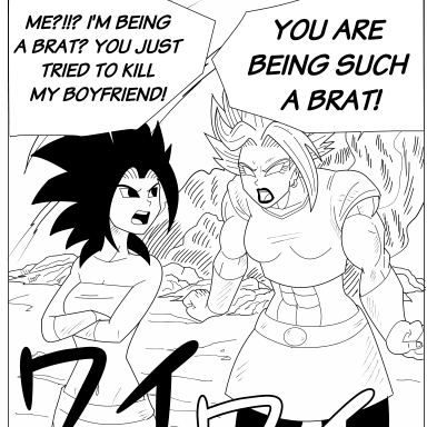 Episode-2: of Dragonball GTH Season 2, a Dragon Ball Z fanfiction comic. Last time, Goku found himself on the receiving end of a devestating attack by a love scorned Kale! But why exactly did She and Caulifla split? Find out, today!