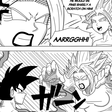Episode-5: of Dragonball GTH Season 2, a Dragon Ball Z fanfiction comic. The exciting conclusion to our flash-back mini arc! Will Goku be able to stand up to Kale? Or will he even get the chance, before Caulifla steps in to end things herself!?