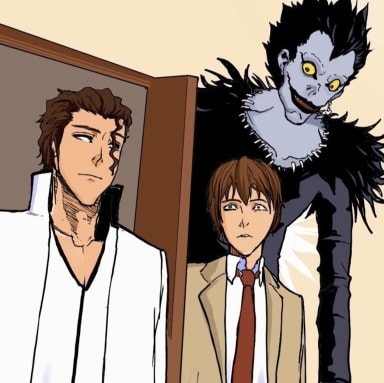 Episode-2: of The Anime Geniuses Meet, a Bleach, Death Note, Naruto, Classroom of the Elite, Dr. Stone, Tomodachi Game and Code Geass fanfiction comic. 