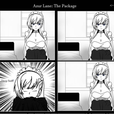 Episode-1: - The Package of Azure Lane: Project Red Cube, a Azur lane fanfiction comic. The story begins with a simple delivery