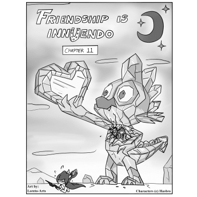 Episode-11: - Vol. 1: Chapter 11 of Friendship is Innuendo (MLP), a My Little Pony fanfiction comic. It only gets crazier from here...