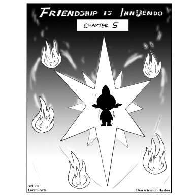 Episode-5: - Vol 1: Chapter 5 of Friendship is Innuendo (MLP), a My Little Pony fanfiction comic. With great mares comes great responsibility. Wait... something's missing there.