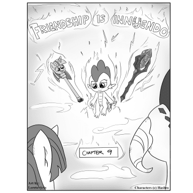 Episode-9: - Vol. 1: Chapter 9 of Friendship is Innuendo (MLP), a My Little Pony fanfiction comic. New gear, new dragon!