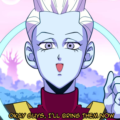 Episode-1: - Meeting of Counterparts, a Dragon Ball Z fanfiction comic. 'Whis prepared a special training for Goku and Vegeta with their counterparts.'