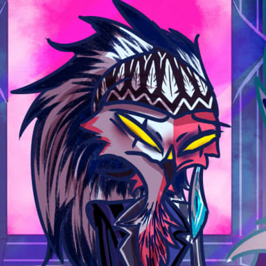 Episode-23: - The Little Mermaid of Demons in reflection (AU), a Helluva Boss fanfiction comic. Have you ever dreamt of a better version of yourself? — <THE SUBSTANCE>

You just don't like the way you are 

Goeita Blitz is such a challenge to me. We have so many looks in DIR