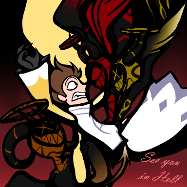 Episode-1: - See You In Hell of Truth Beneath the Rose, a Hazbin Hotel fanfiction comic. 