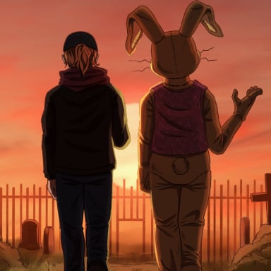 Episode-7: - We're Where We Were of FNAF: Into Madness, a Five Nights at Freddy's fanfiction comic. With the past now behind her, Vanessa now focusses on the future.