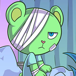 Episode-1: - who are you? of Fallen Soldier Au, a Happy Tree Friends fanfiction comic. 