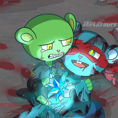 Episode-1: - prototype of Fake Hero Au, a Happy Tree Friends fanfiction comic. draws and ketches about this idea