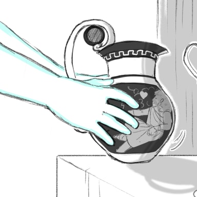 Episode-11: - Ep. 11 - Ganymede and Zeus of Cloudysseus AU, a Epic the Musical and Famtheon fanfiction comic. A little digression here, Ganymede talking to Zeus about the clouds.

Ganymede is my Personal design.