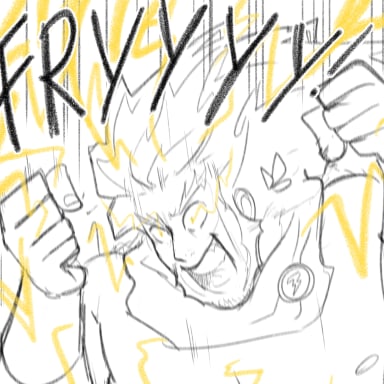Episode-1: - Time to Fry but was Uno of Random Silly comics, a Epic the Musical and Famtheon fanfiction comic. 