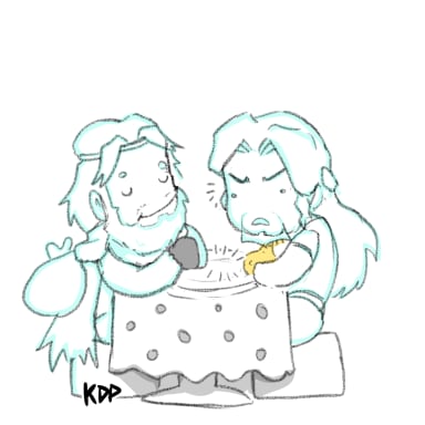Episode-10: - It's my grape of Random Silly comics, a Epic the Musical and Famtheon fanfiction comic. Cloudyseidon likes grapes, really a lot