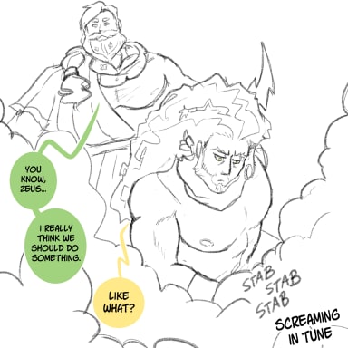 Episode-4: - no time for sushi of Random Silly comics, a Epic the Musical and Famtheon fanfiction comic. 