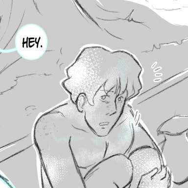 Episode-5: - Away from the Banquet of What happened to Ganymede? (cloudysseus AU), a Epic the Musical, Greek mythology and Famtheon fanfiction comic. 