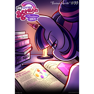 Episode-1: - #00 "Buena Suerte" (piloto) of My Little Sombra (ESPAÑOL), a My Little Pony fanfiction comic. My Little Sombra capítulo #00