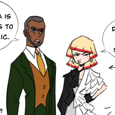 Episode-2: - Renei and Vignette of The Model Incident, a Batman and DC fanfiction comic. 
