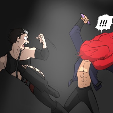 Episode-8: - Fighting in Heels of The Model Incident, a Batman and DC fanfiction comic. 