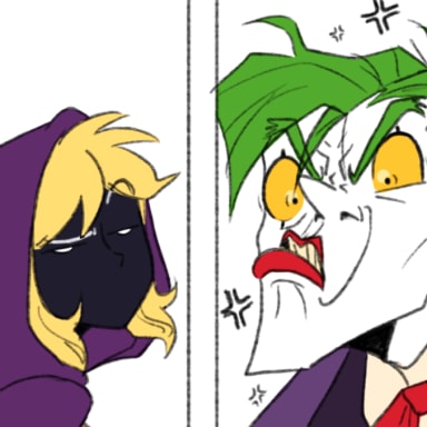 Episode-11: - Joker Gets Roasted of BatFam OneShots, a DC and Batman fanfiction comic. Joker kidnaps Duke and Steph and instantly regrets it.