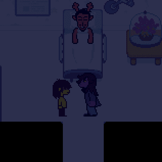 Episode-1: - Episode 1 - The prologue of Kris performs surgery, a Deltarune fanfiction comic. Rudy Holiday has been diagnosed with a brain tumor. Fortunately, Kris has a Ph.D in Dark Fountains, and Susie is more than willing to assist.