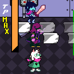 Episode-143: of Kris performs surgery, a Deltarune fanfiction comic. Sparing the Herniac is a bit more painful than the gang expected.