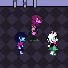 Episode-144: - Episode 144 of Kris performs surgery, a Deltarune fanfiction comic. The gang finds out the Herniac might not be the best train driver.