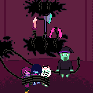 Episode-16: - Episode 16 of Kris performs surgery, a Deltarune fanfiction comic. A dissappearance act inside Rudy's ass gets averted.