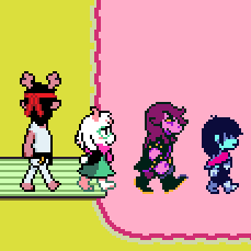Episode-64: of Kris performs surgery, a Deltarune fanfiction comic. The gang inadvertently cause damage to Rudy's stomach the size of at least four racist cowboy impressions.
