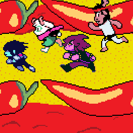 Episode-67: - Episode 67 of Kris performs surgery, a Deltarune fanfiction comic. Susie discovers something much worse is inhabiting Rudy's pizza.