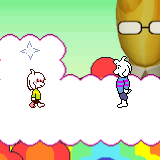 Episode-91: - Episode 91 of Kris performs surgery, a Deltarune fanfiction comic. While walking around in the clouds, Kris discovers one of the many miracles of life, and also their mother gets upset with them?