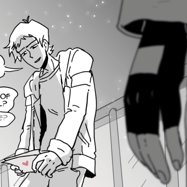 Episode-9: - Part 08 of Love Letter💌, a Voltron Legendary Defender fanfiction comic. What is it that Lance really wants to know? Maybe... what Keith really thinks about him