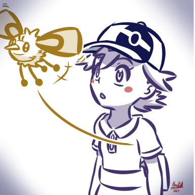 Episode-6: - And So The Adventure Begins (Part 6/?) of And So The Adventure Begins, a Pokemon fanfiction comic. The most awaited day arrives to Destiny: the obtention of the Pokémon Trainer license that gives her right to travel alone to explore the Kanto region! But is she and her parents ready for this big change?