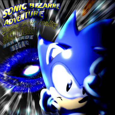 Episode-1: - Primeros pasos of SONIC BIZARRE ADVENTURE, a Sonic the Hedgehog fanfiction comic. Sonic defiende a su pueblo ¿Que podría salir mal?