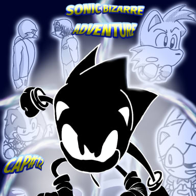 Episode-12: - Pleasant reunion of SONIC BIZARRE ADVENTURE, a Sonic the Hedgehog fanfiction comic. 