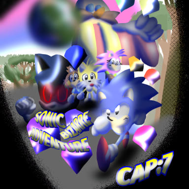 Episode-7: - Peak of SONIC BIZARRE ADVENTURE, a Sonic the Hedgehog fanfiction comic. Little planet pero no como lo recuerdas, es muy carbonifero 😖