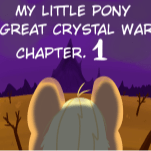 Episode-1: - The beginning of MLP An apple in a war, a My Little Pony fanfiction comic. This story take place in the KING SOMBRA TIMELINE or also called GREAT CRYSTAL WAR TIMELINE. Seen in the episode THE CUTIE RE-MARK PART 1.  (season 5 episode 25)

The next interaction seen in this chapter take place just after Twilight frome the main timeline and AJ from this timeline ended their conversation and AJ decided to leave.