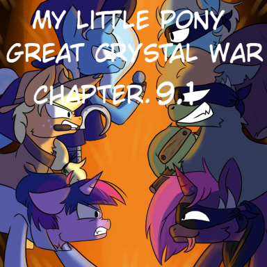 Episode-9: - Canterlot Attack of MLP An apple in a war, a My Little Pony fanfiction comic. In this chapter AJ is on the hunt for Twilight again and Trixie help Moon Dancer to get her friend back. But as everything seem to be doing finally okay for all the characters a big danger appears.