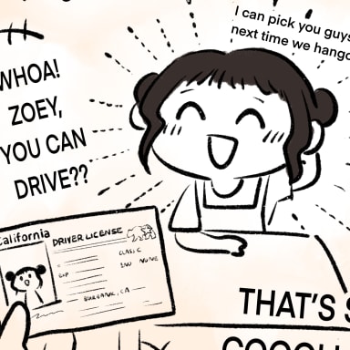 Episode-10: - Zoey's a good driver of Huntrix girls daily life, a KPop Demon Hunters fanfiction comic. 