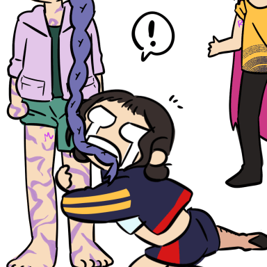 Episode-14: - They got initial tattoos of Huntrix girls daily life, a KPop Demon Hunters fanfiction comic. 