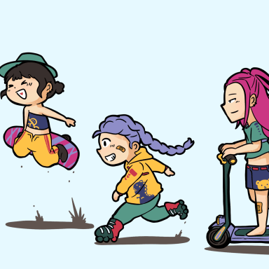 Episode-6: - No title for this one of Huntrix girls daily life, a KPop Demon Hunters fanfiction comic. 