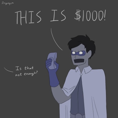 Episode-3: - Allowence of Secret Robin, a DC and Batman fanfiction comic. Bruce tries to help fund the kids' careers.