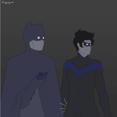 Episode-60: - Phone of Secret Robin, a DC and Batman fanfiction comic. Dick accidentally brings his phone on patrol.