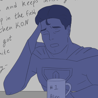 Episode-62: - Raising Superkids Is Hard of Secret Robin, a DC and Batman fanfiction comic. Superman laments over how difficult it is to raise super kids. Bruce can't relate.