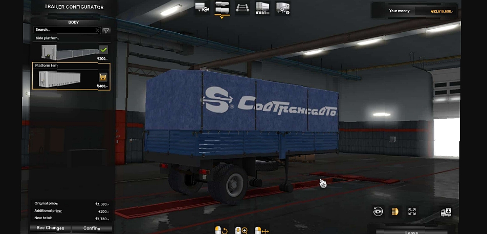 МОД Пак прицепов ОдАЗ и ГКБ v1.53 ДЛЯ EURO TRUCK SIMULATOR 2