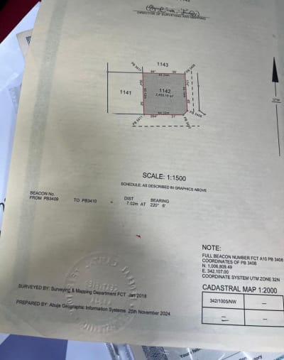 2400 sqm Land at Maitama, Abuja, FCT