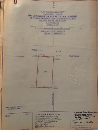1147 sqm Semi detached at Sangotedo, Lekki, Lagos